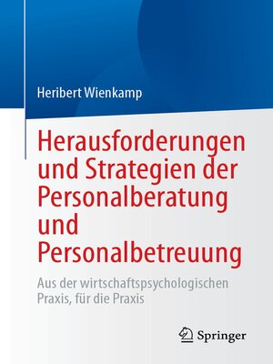 cover image of Herausforderungen und Strategien der Personalberatung und Personalbetreuung